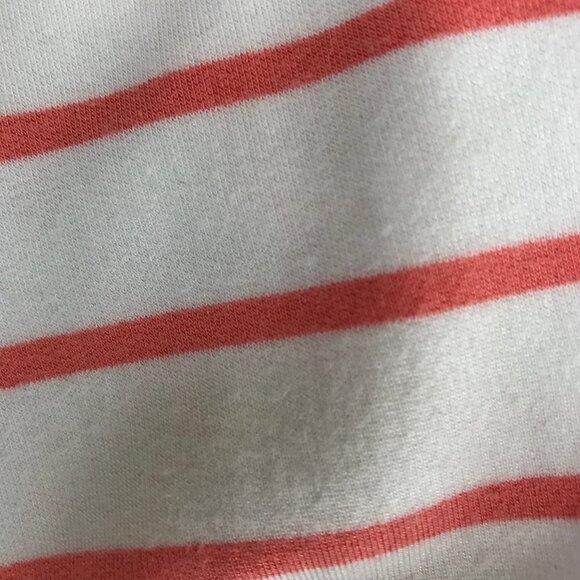 Talbots Coral  & White Stripe Swimsuit Cover Up - Picture 9 of 12